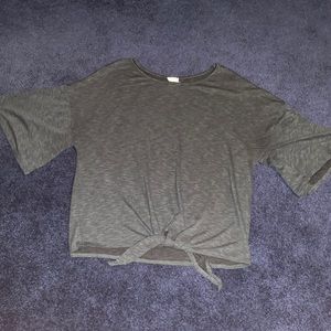 Women’s Flowy Tie-Front Blouse
